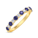Photo of Maria 1/5 ct tw. Lab Grown Diamond Ladies Band 10K Yellow Gold [BT1972YL]