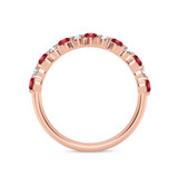Photo of Agustin 1/5 ct tw. Lab Grown Diamond Ladies Band 10K Rose Gold [BT1973RL]