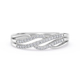 Photo of Aracely 1/10 ct tw. Lab Grown Diamond Ring 10K White Gold [FR1984W]