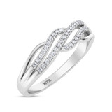 Photo of Aracely 1/10 ct tw. Lab Grown Diamond Ring 10K White Gold [FR1984W]