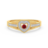 Photo of Fernanda 1/7 ct tw. Lab Grown Diamond Ring 10K Yellow Gold [FR1987Y]