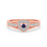 Photo of Malena 1/7 ct tw. Lab Grown Diamond Ring 14K Rose Gold [FR1988R]