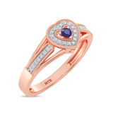 Photo of Malena 1/7 ct tw. Lab Grown Diamond Ring 14K Rose Gold [FR1988R]