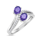 Photo of Mohan 1 1/5 ct tw. Lab Grown Diamond Ring 14K White Gold [FR1997W]