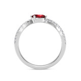 Photo of Ramon 1 3/8 ct tw. Lab Grown Diamond Ring 14K White Gold [FR1996W]