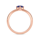 Photo of Silvia 2/3 ct tw. Lab Grown Diamond Ring 14K Rose Gold [FR2007R]