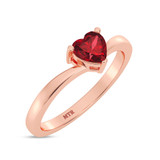 Photo of Yolanda 2/3 ct tw. Lab Grown Diamond Ring 10K Rose Gold [FR2008R]