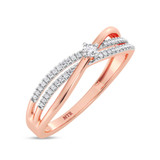 Photo of Ruben 1/7 ct tw. Lab Grown Diamond Ring 14K Rose Gold [FR1979R]