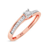 Photo of Tomas 1/8 ct tw. Fashion Ring 10K Rose Gold [FR1981R]