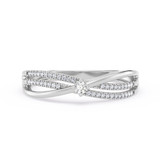 Photo of Ruben 1/7 ct tw. Lab Grown Diamond Ring 10K White Gold [FR1979W]