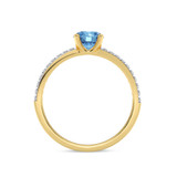 Photo of Alma 1 1/3 ct tw. Lab Grown Diamond Ring 10K Yellow Gold [FR1999Y]