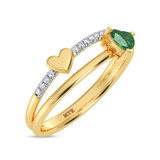 Photo of Liza 1/3 ct tw. Lab Grown Diamond Ring 14K Yellow Gold [FR2003Y]