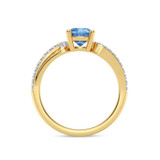 Photo of Elisa 7/8 ct tw. Lab Grown Diamond Ring 14K Yellow Gold [FR1998Y]