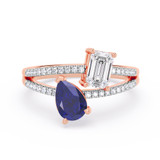 Photo of Mireya 1 5/8 ct tw. Fashion Ring 14K Rose Gold [FR1991R]