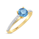 Photo of Alma 1 1/3 ct tw. Lab Grown Diamond Ring 14K Yellow Gold [FR1999Y]