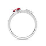 Photo of Juana 3/4 ct tw. Lab Grown Diamond Ring 14K White Gold [FR2001W]