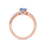 Photo of Elisa 7/8 ct tw. Lab Grown Diamond Ring 14K Rose Gold [FR1998R]