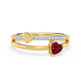 Photo of Luisa 3/8 ct tw. Lab Grown Diamond Ring 10K Yellow Gold [FR2005Y]
