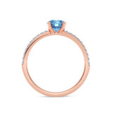 Photo of Alma 1 1/3 ct tw. Lab Grown Diamond Ring 10K Rose Gold [FR1999R]