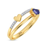 Photo of Lucia 3/8 ct tw. Lab Grown Diamond Ring 14K Yellow Gold [FR2004Y]