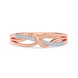 Photo of Bianca 1/20 ct tw. Lab Grown Diamond Ring 10K Rose Gold [FR1985R]