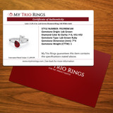 Lola 1 5/8 ct tw. Lab Grown Diamond Ring 14K White Gold