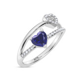 Photo of Latika 3/4 ct tw. Lab Grown Diamond Ring 14K White Gold [FR2002W]