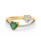 Photo of Glory 2/3 ct tw. Lab Grown Diamond Ring 14K Yellow Gold [FR2000Y]
