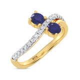 Photo of Rico 1 ct tw. Lab Grown Diamond Ring 10K Yellow Gold [FR1994Y]