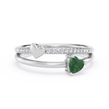 Photo of Liza 1/3 ct tw. Lab Grown Diamond Ring 10K White Gold [FR2003W]
