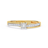 Photo of Tomas 1/8 ct tw. Lab Grown Diamond Ring 10K Yellow Gold [FR1981Y]