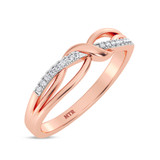 Photo of Bianca 1/20 ct tw. Lab Grown Diamond Ring 14K Rose Gold [FR1985R]