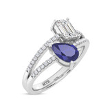 Photo of Mireya 1 5/8 ct tw. Lab Grown Diamond Ring 14K White Gold [FR1991W]