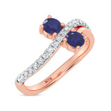 Photo of Rico 1 ct tw. Lab Grown Diamond Ring 10K Rose Gold [FR1994R]