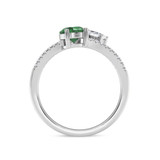 Photo of Miraya 1 1/4 ct tw. Lab Grown Diamond Ring 10K White Gold [FR1992W]