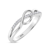 Photo of Ainara 1/20 ct tw. Lab Grown Diamond Ring 10K White Gold [FR1983W]