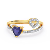 Photo of Latika 3/4 ct tw. Lab Grown Diamond Ring 10K Yellow Gold [FR2002Y]