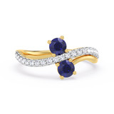 Photo of Rico 1 ct tw. Lab Grown Diamond Ring 14K Yellow Gold [FR1994Y]