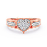 Photo of Candela 1/5 ct tw. Lab Grown Diamond Ring 14K Rose Gold [FR1986R]