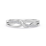 Photo of Bianca 1/20 ct tw. Lab Grown Diamond Ring 10K White Gold [FR1985W]