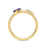 Photo of Latika 3/4 ct tw. Lab Grown Diamond Ring 14K Yellow Gold [FR2002Y]