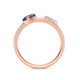 Photo of Latika 3/4 ct tw. Lab Grown Diamond Ring 10K Rose Gold [FR2002R]