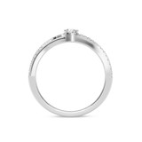 Photo of Elvio 1/4 ct tw. Lab Grown Diamond Ring 14K White Gold [FR1976W]