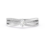 Photo of Armando 1/4 ct tw. Lab Grown Diamond Ring 14K White Gold [FR1974W]
