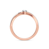 Photo of Elvio 1/4 ct tw. Lab Grown Diamond Ring 14K Rose Gold [FR1976R]