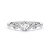 Photo of Francisco 1/4 ct tw. Lab Grown Diamond Ring 10K White Gold [FR1978W]