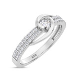 Photo of Fernando 1/4 ct tw. Lab Grown Diamond Ring 10K White Gold [FR1977W]