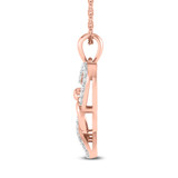 Photo of Kenny 1/5 CT. T.W. Lab Grown Diamond Pendant 14K Rose Gold [CP1690R]