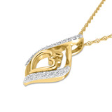 Photo of Shreyal 1/8 Carat T.W. Lab Grown Diamond Pendant 10K Yellow Gold [CP1687Y]