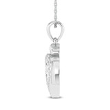 Photo of Varisha 1/6 Carat T.W. Lab Grown Diamond Pendant 10K White Gold [CP1688W]